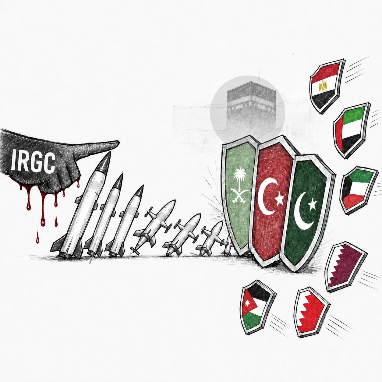 طرح و اجرا: س. روزبهاین اثر با ترکیب سیاه‌قلم و مداد رنگی ترسیم شده